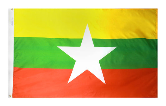 4X6 FT NYL-GLO MYANMAR/BURMA 2010