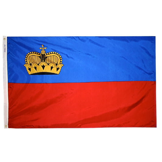 4X6 FT NYL-GLO LIECHTENSTEIN W/CROWN