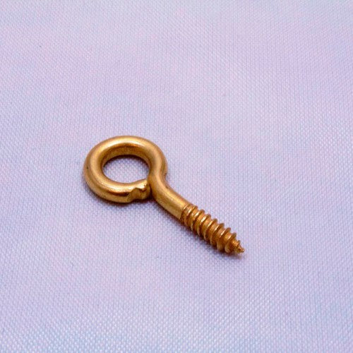 BRASS SCREW EYE FOR OAK POLE
