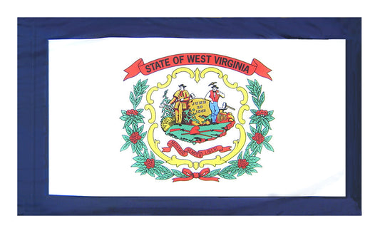 3X5 FT COL NYL-GLO WEST VIRGINIA