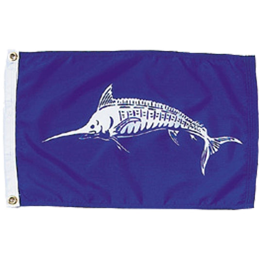 12X18 IN NYL-GLO WHITE MARLIN