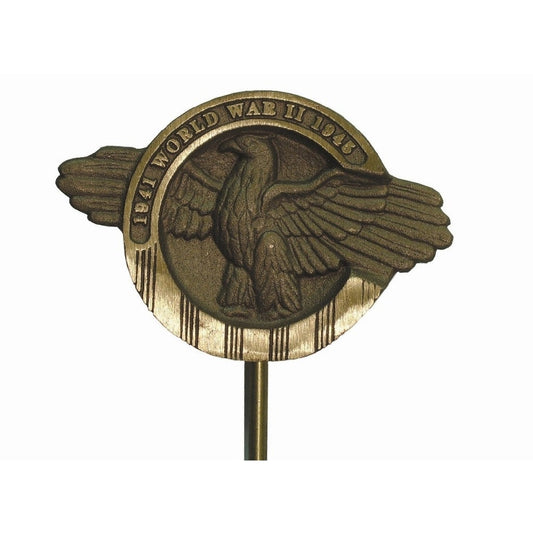 GRAVE MARKER-BRONZE WWII