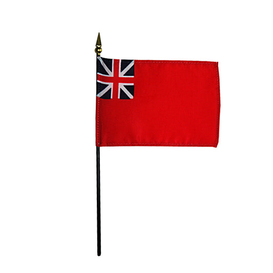 4X6 IN EB BRIT RED ENSIGN MTD 12PK