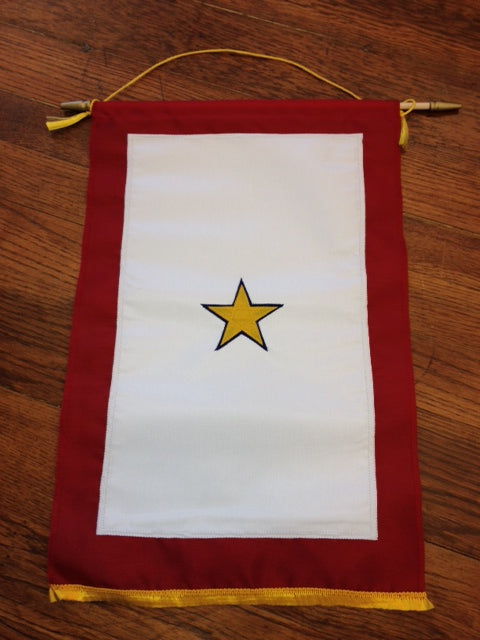 8X15 IN NYLGLO 1 GOLD STAR SB APPLIQ