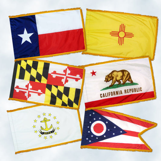 3X5 FT COL NYL-GLO 50 STATES SET FRG