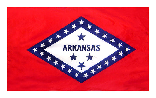 3X5 FT COL NYL-GLO ARKANSAS