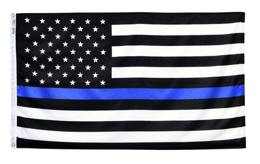 12X18 IN THIN BLUE LINE US FLAG