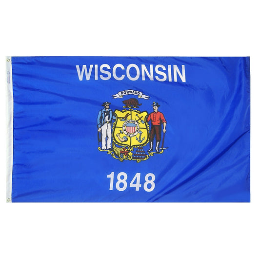 6X10 FT NYL-GLO WISCONSIN