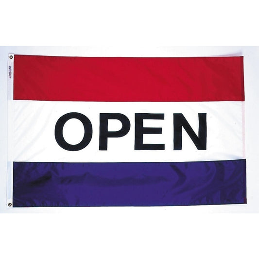 3X5 FT NYL-GLO OPEN / STRIPE