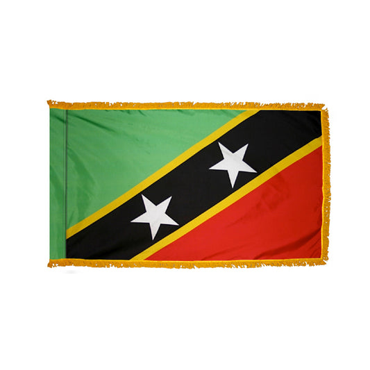 3X5 FT COL NYL-GLO ST KITTS-NEVIS FRG