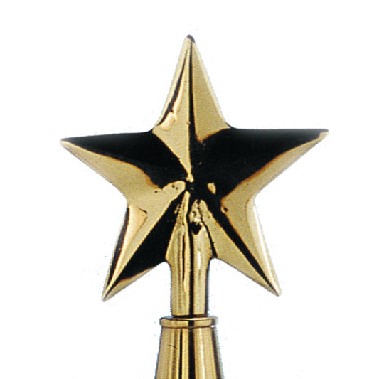 27 7-IN BRASS GUIDING STAR