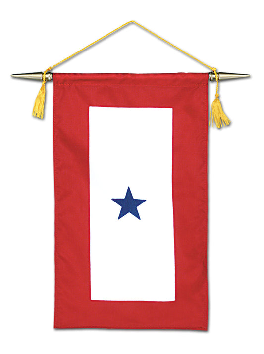 8X15 IN NYL-GLO BLUE 1 STAR SERVICE