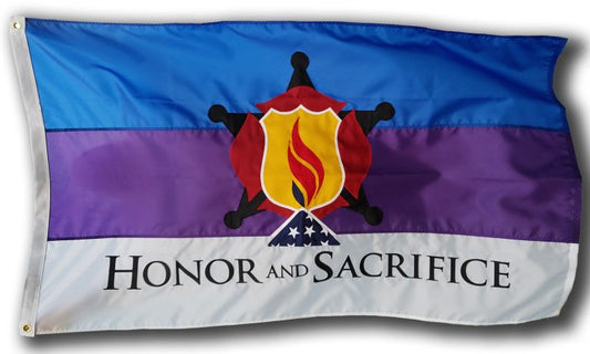 3X5 FT NYL HONOR AND SACRIFICE FLAG