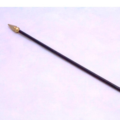 10X3/16 IN EBONIZED STAFF W/SPEAR