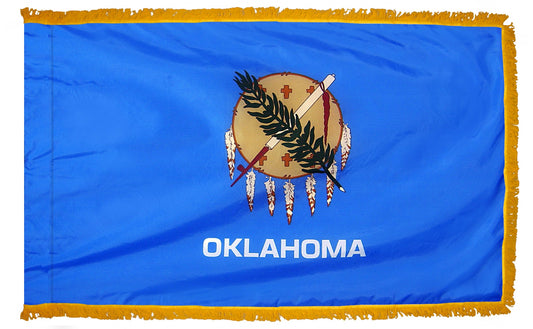 3X5 FT COL NYL-GLO OKLAHOMA FRG