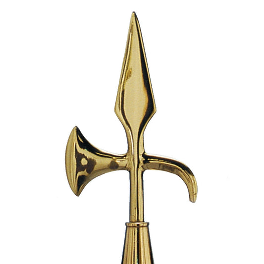 13B 9-1/4 IN BRASS BATTLE LANCE