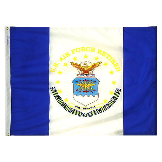 3X4 FT NYL-GLO USAF RETIRED