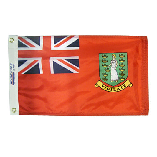 12X18 IN NYL-GLO BRIT VIRGIN ISL. RED