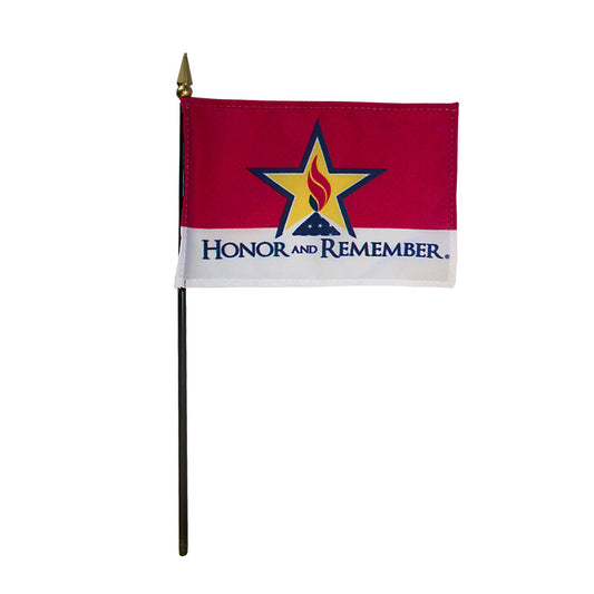 4X6 IN EB HONOR & REMEMBER FLAG  12PK