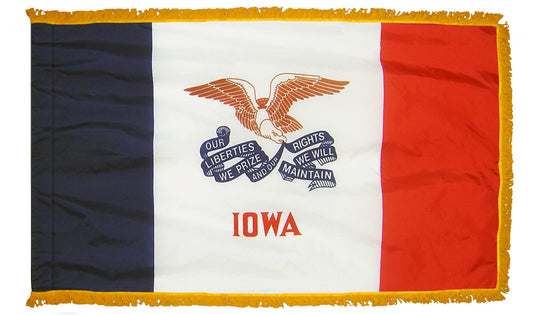 3X5 FT COL NYL-GLO IOWA FRG