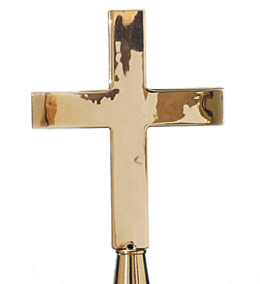 56 BRASS PLAIN CHURCH CROSS