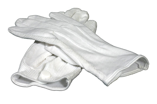 70156 PR WHITE PARADE GLOVES MED