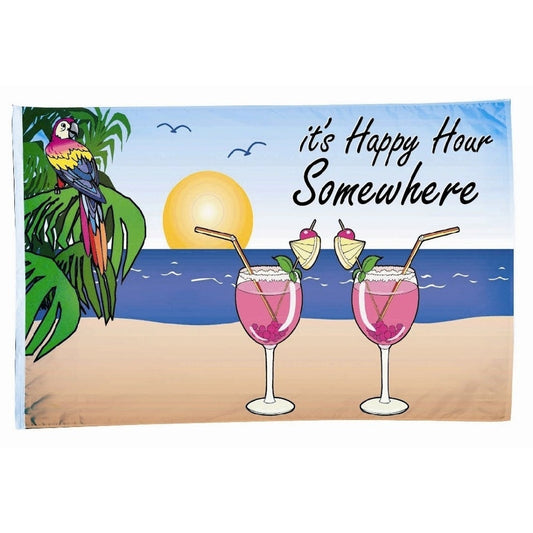 3X5 FT NYL-GLO HAPPY HOUR