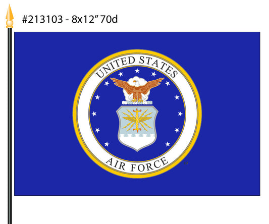 8X12 IN EB US AIR FORCE MTD