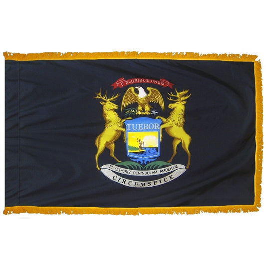 3X5 FT COL NYL-GLO MICHIGAN FRG