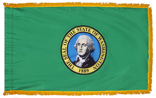 3X5 FT COL NYL-GLO WASHINGTON FRG
