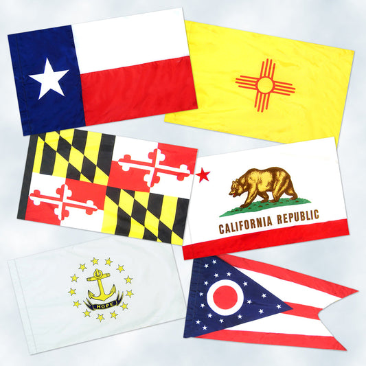 3X5 FT COL NYL-GLO 50 STATES SET
