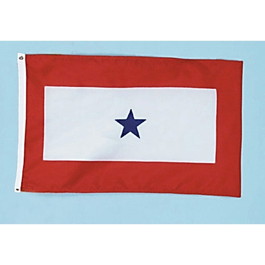3X5' NYLGLO SERVICE STAR FLAG