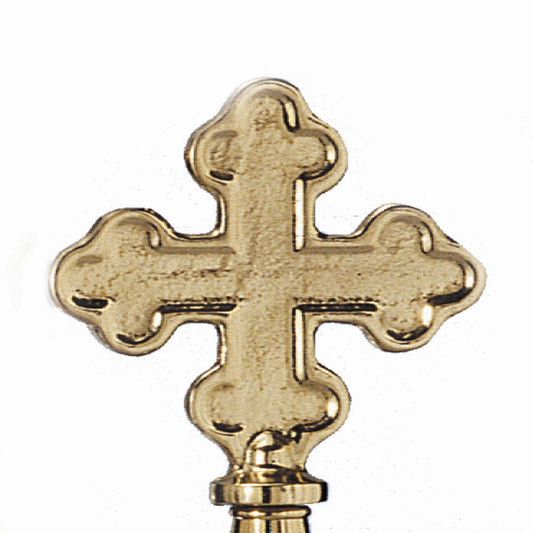 84 10-1/8 IN BRASS BOTONEE CROSS