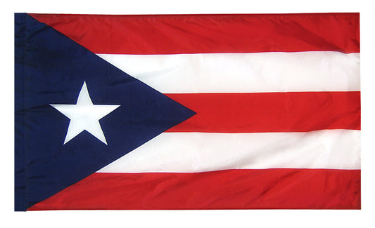 3X5 FT COL NYL-GLO PUERTO RICO