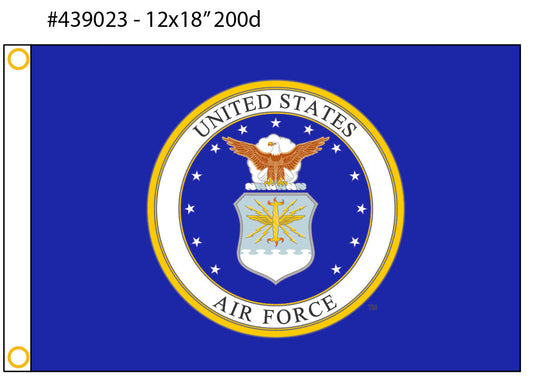 12X18 IN NYL-GLO US AIR FORCE