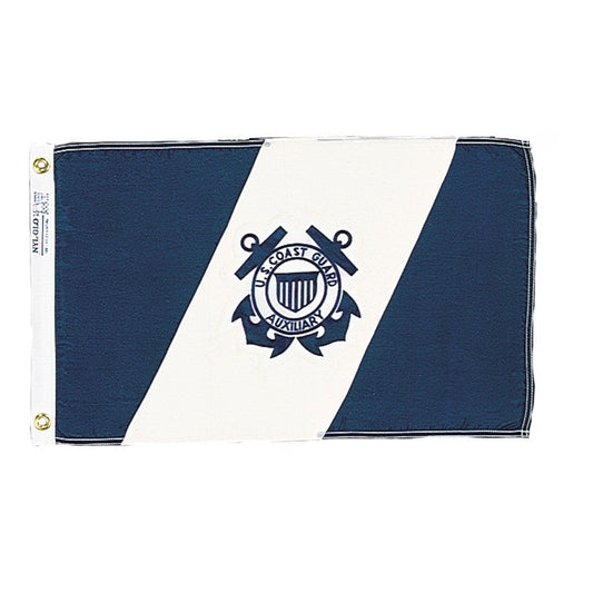 12X19.5 IN NYL-GLO USCG AUXILIARY