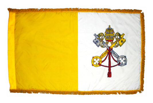 3X5 FT COL NYL-GLO PAPAL FRG