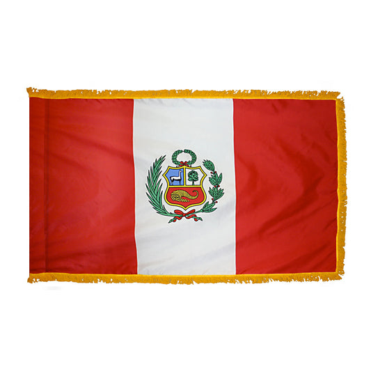 3X5 FT COL NYL-GLO PERU GOVT FRG