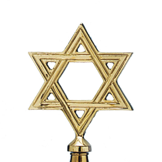 32 8-3/4 IN BRASS STAR OF DAVID