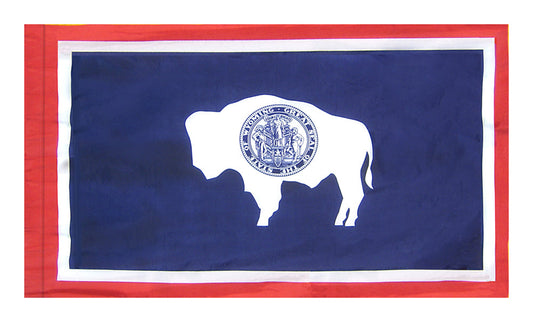 3X5 FT COL NYL-GLO WYOMING