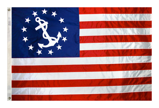 48X72 IN NYL-GLO US YACHT ENSIGN