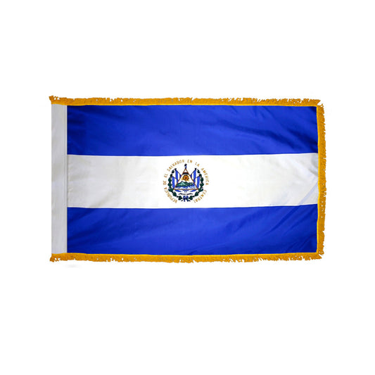 3X5 FT COL NYL-GLO EL SALVADOR GOVT FRG