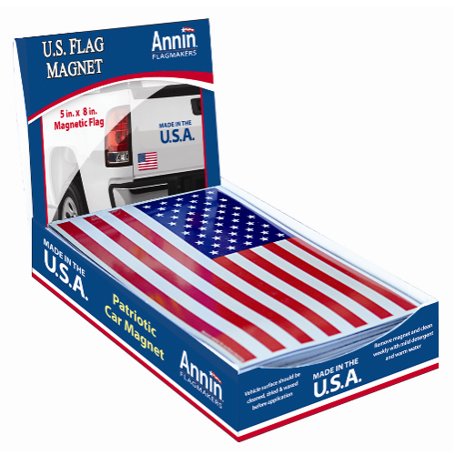 PDQ - 48 PC 5X8" FLAG MAGNET