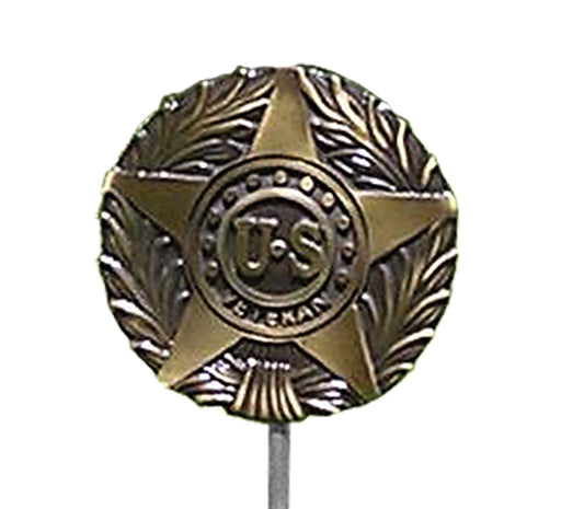 GRAVE MARKER PLASTIC GENERAL VETERAN
