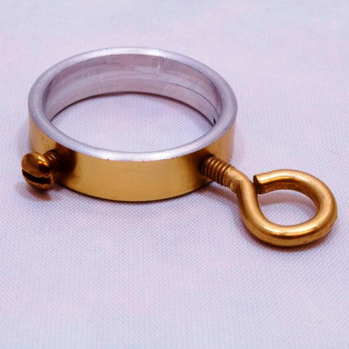 ALUM POLE RING 1-1/4 IN GOLD