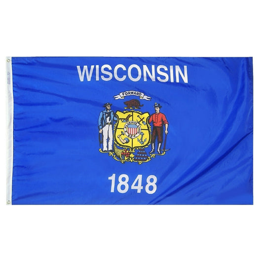 12X18 IN NYL-GLO WISCONSIN
