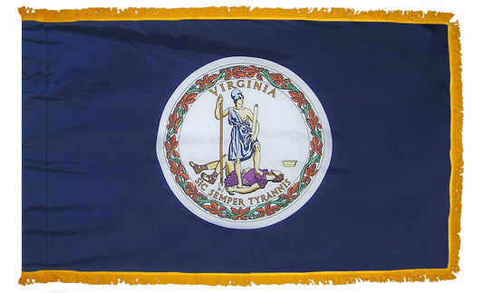 3X5 FT COL NYL-GLO VIRGINIA FRG
