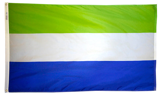3X5 FT NYL-GLO SIERRA LEONE