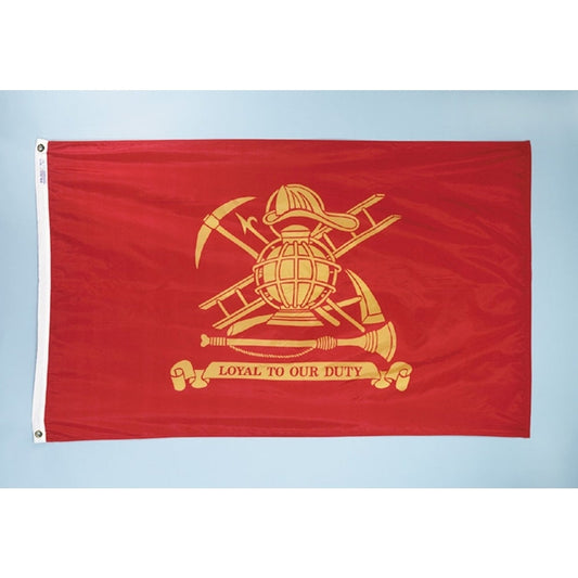 3X5 FT NYL-GLO FIREMAN'S (LOYAL)