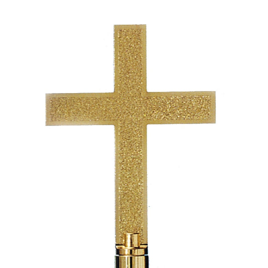 8 IN CLASSIC CHURCH CROSS GOLD